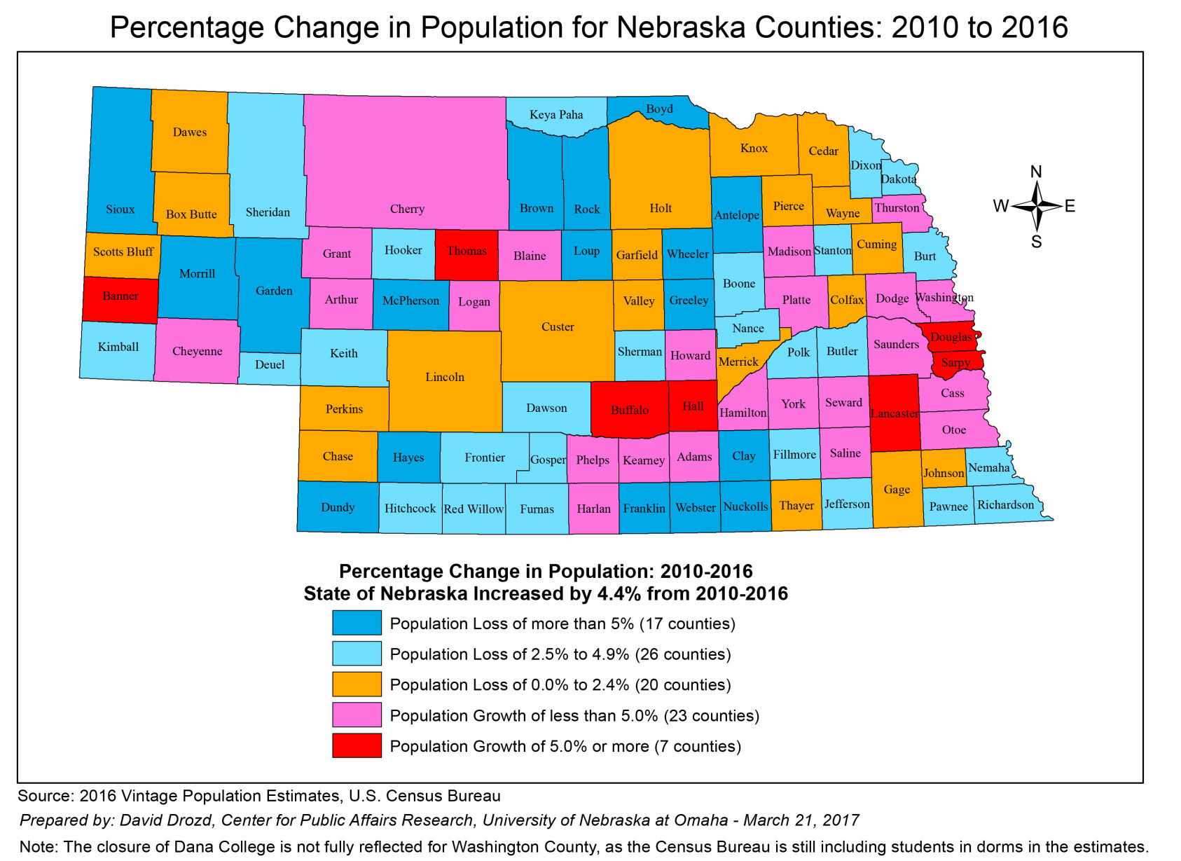 Lincoln County losing population